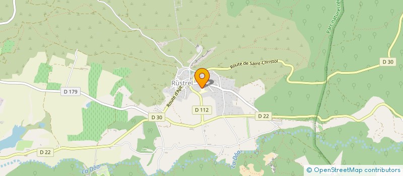 localisation de l'entreprise LA COURTE ECHELLE DE RUSTREL  RUSTREL