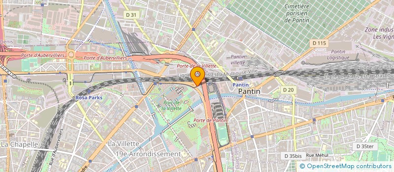 localisation de l'entreprise LA COURTE ECHELLE DU SPECTACLE  PARIS