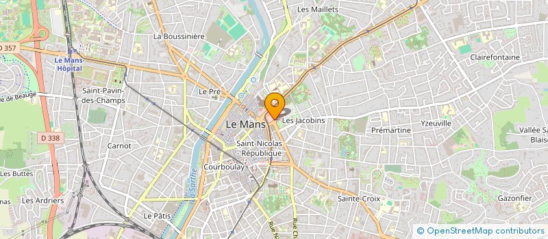 localisation de l'entreprise LA COURTE ECHELLE LE MANS  LE MANS