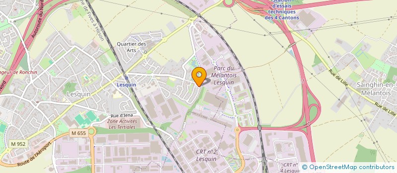 localisation de l'entreprise LA COURTE ECHELLE TZ à LESQUIN