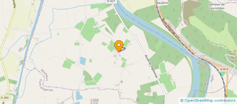 localisation de l'entreprise LA COURTIADE  VILLEFRANCHE-DU-QUEYRAN