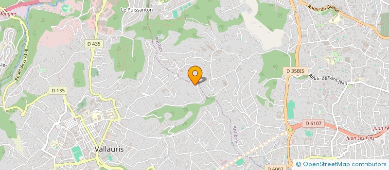 localisation de l'entreprise LA COURTINE à VALLAURIS