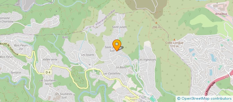 localisation de l'entreprise LA COURTOISEAU  BIOT