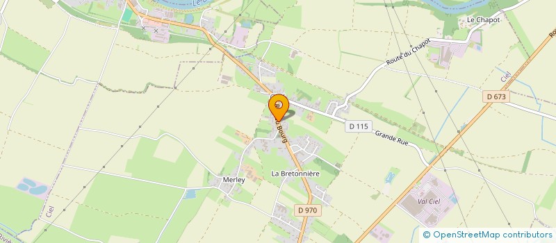 localisation de l'entreprise LA COURTOISIE  CIEL