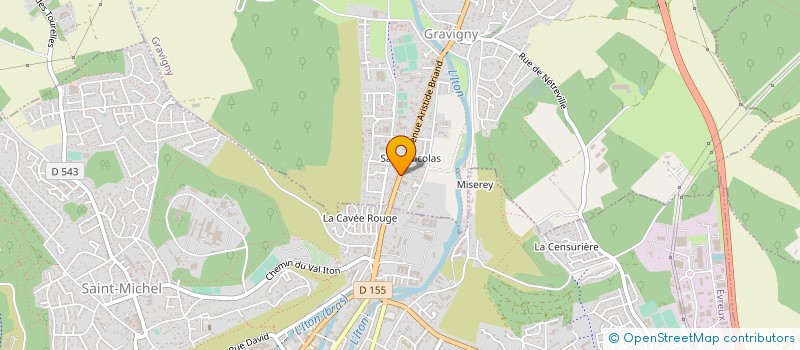localisation de l'entreprise LA COUSCOUSSIERE à GRAVIGNY