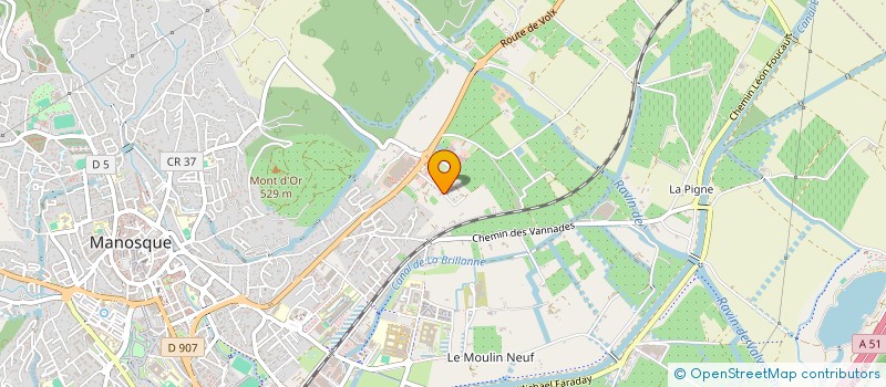localisation de l'entreprise LA COUSCOUSSIERE à MANOSQUE