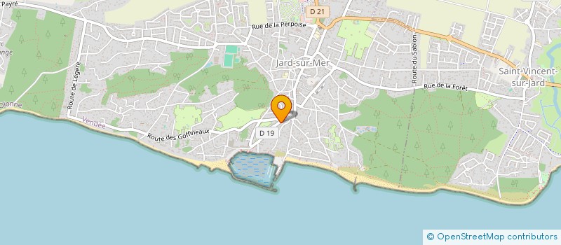 localisation de l'entreprise LA COUSCOUSSIERE D'HOCINE à JARD-SUR-MER