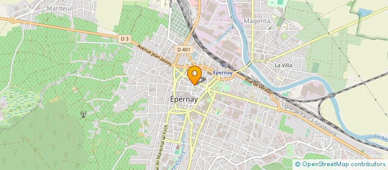 localisation de l'entreprise LA COUSETTERIE à EPERNAY