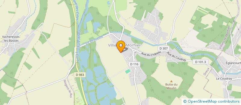 localisation de l'entreprise LA COUTURE à VILLIERS-LE-MORHIER