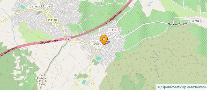 localisation de l'entreprise LA COUVEUSE  FLEURY