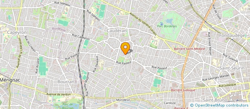 localisation de l'entreprise LA COUZIERE  BORDEAUX