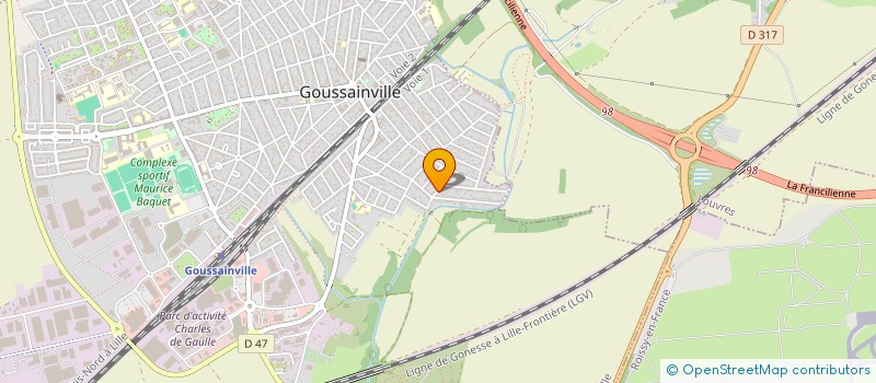 localisation de l'entreprise LA COVA à GOUSSAINVILLE