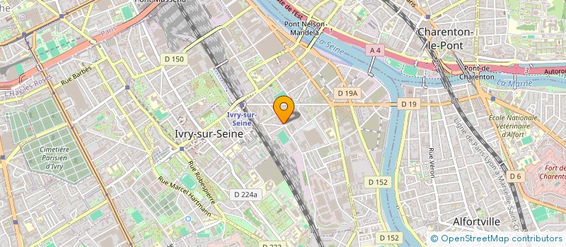 localisation de l'entreprise LA CRA VAN TAISE  IVRY-SUR-SEINE