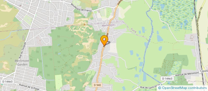 localisation de l'entreprise LA CRABICHONNIERE  MERLIMONT