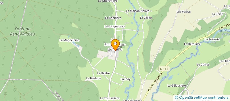 localisation de l'entreprise LA CRAIE à LONGNY LES VILLAGES
