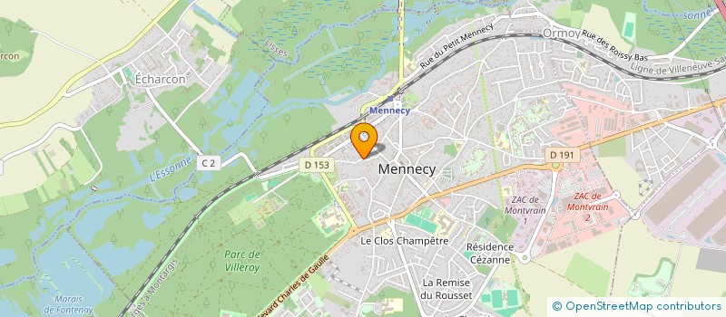 localisation de l'entreprise LA CRAPA'HUTTE à MENNECY