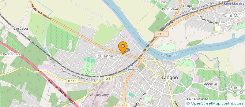 localisation de l'entreprise LA CRAPAUDINE à TOULENNE