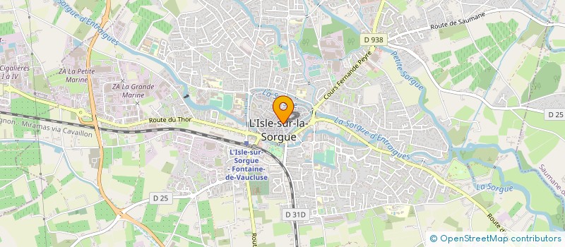 localisation de l'entreprise LA CRAQUANTE DE L'ISLE à L'ISLE-SUR-LA-SORGUE