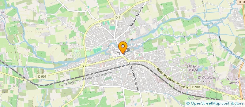 localisation de l'entreprise LA CRAQUANTE DU THOR à LE THOR