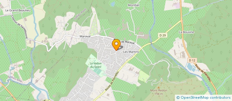 localisation de l'entreprise LA CRAU STRUCTION  LA CRAU