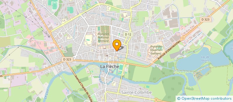 localisation de l'entreprise LA CRAVACHE D'OR  LA FLECHE