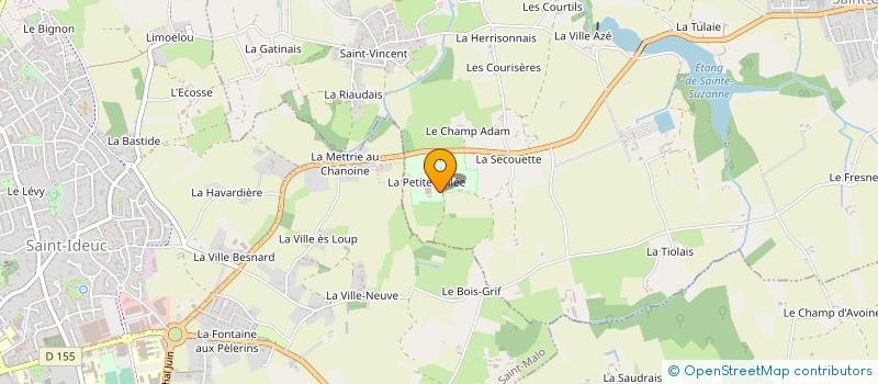 localisation de l'entreprise LA CRAVACHE DE SAINT MALO  SAINT-COULOMB