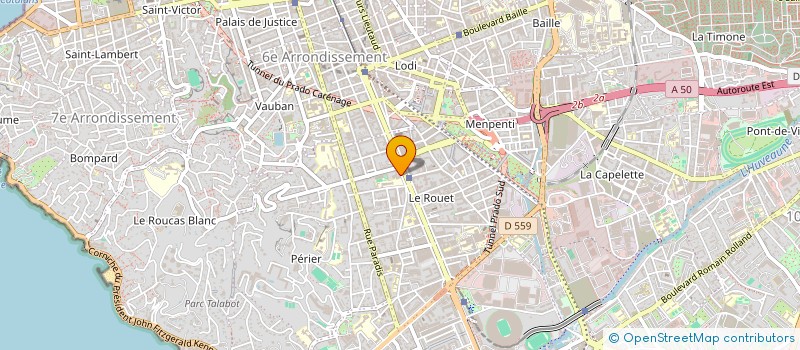 localisation de l'entreprise LA CRAVACHE SILH  MARSEILLE