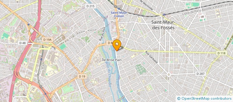 localisation de l'entreprise LA CRAVATE DU VAL DE MARNE à SAINT-MAUR-DES-FOSSES