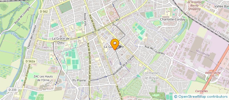 localisation de l'entreprise LA CRAVATE SOLIDAIRE CAEN à CAEN
