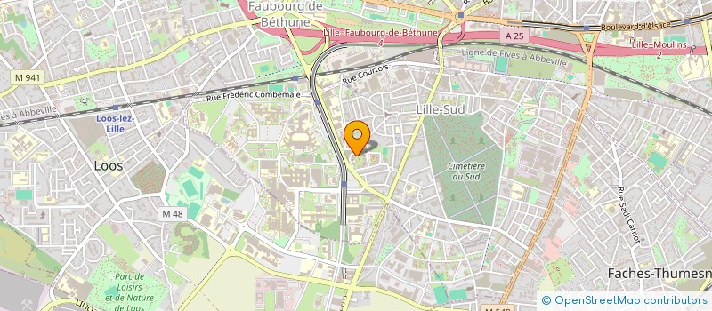 localisation de l'entreprise LA CRAVATE SOLIDAIRE LILLE à LILLE