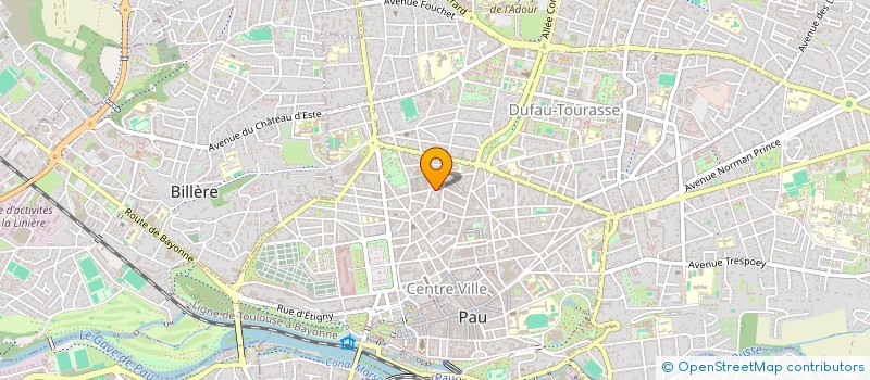 localisation de l'entreprise LA CRAVATE SOLIDAIRE PAU à PAU