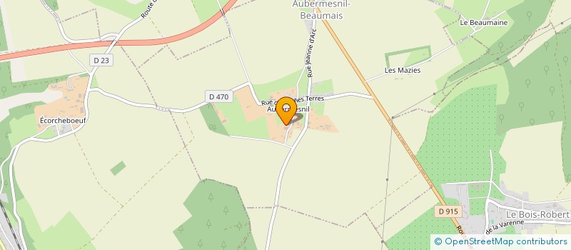 localisation de l'entreprise LA CRE MEUH RIE A ROULETTES à AUBERMESNIL-BEAUMAIS