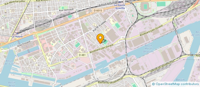 localisation de l'entreprise LA CREAM  LE HAVRE