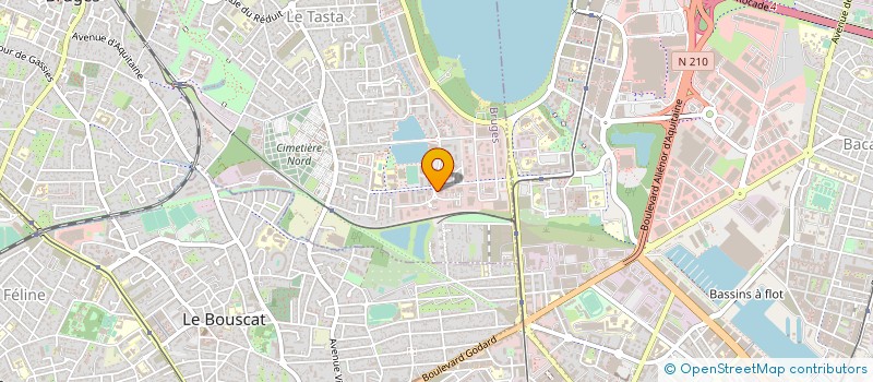 localisation de l'entreprise LA CREATION  BRUGES