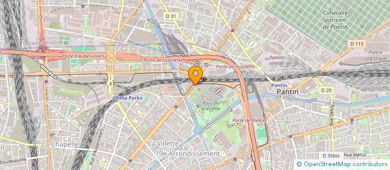 localisation de l'entreprise LA CRECELLE  PARIS