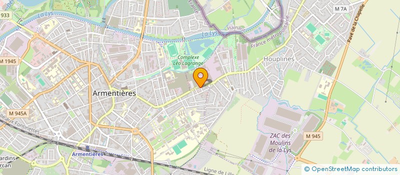 localisation de l'entreprise LA CRECHE  ARMENTIERES