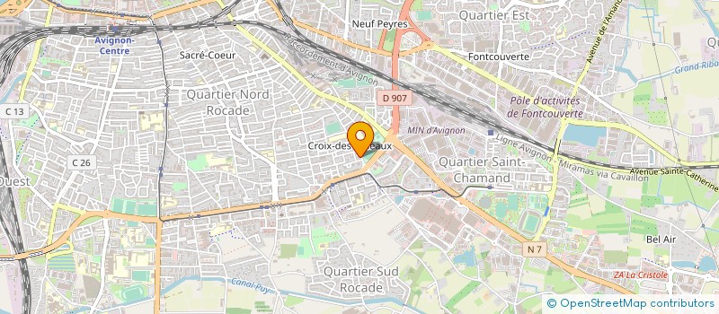 localisation de l'entreprise LA CRECHE DES PETITS OURSONS  AVIGNON