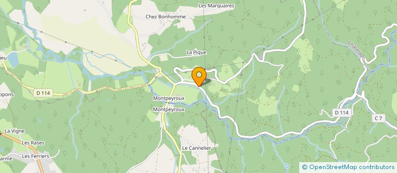 localisation de l'entreprise LA CREDOGNE  PASLIERES