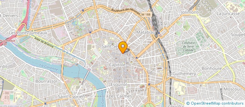 localisation de l'entreprise LA CREMAILLERE à TOULOUSE