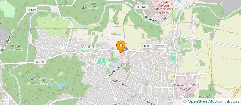 localisation de l'entreprise LA CREMAILLERE à COUBRON