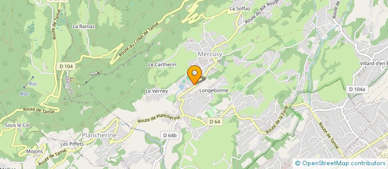 localisation de l'entreprise LA CREMAILLERE  MERCURY