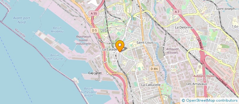 localisation de l'entreprise LA CREME à MARSEILLE