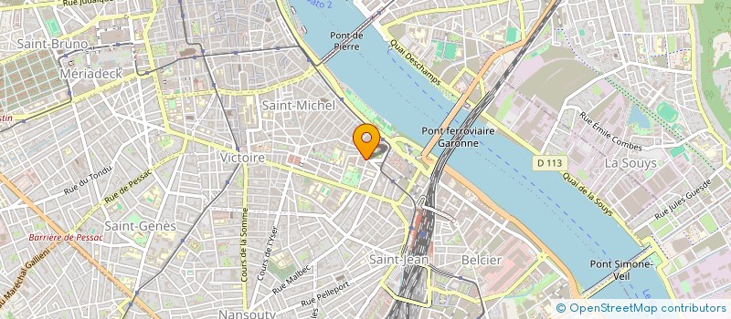 localisation de l'entreprise LA CREME - COOPERATIVE REGIONALE POUR DES MANIFESTATIONS ENGAGEES  BORDEAUX