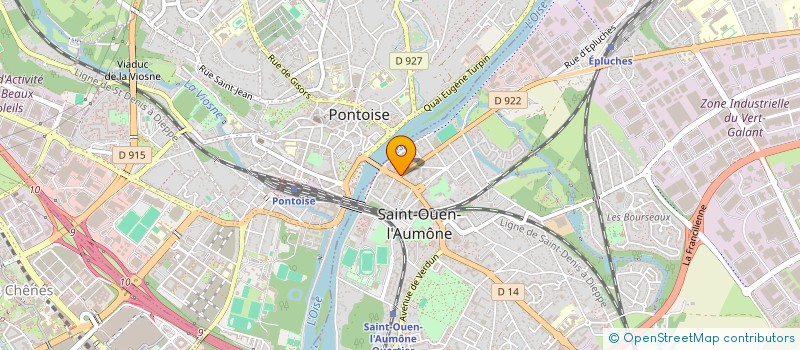 localisation de l'entreprise LA CREME DE LA CREME à SAINT-OUEN-L'AUMONE