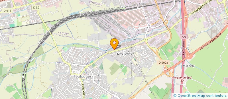 localisation de l'entreprise LA CREME DE LA CREME  PERPIGNAN