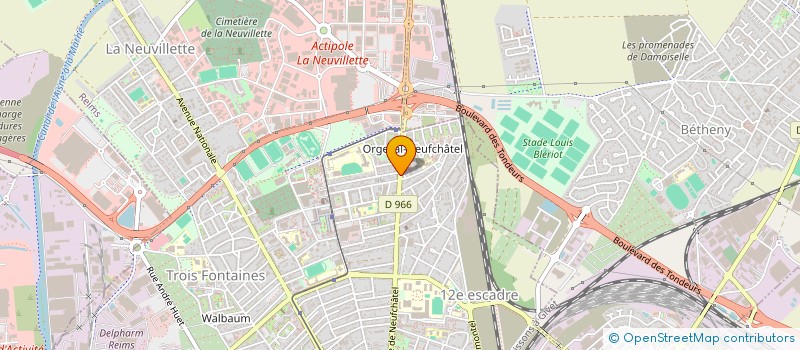 localisation de l'entreprise LA CREME DE SESAME  REIMS