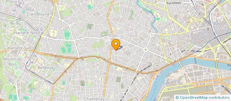 localisation de l'entreprise LA CREMERIE à NANTES