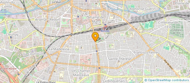 localisation de l'entreprise LA CREMERIE  RENNES