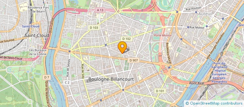 localisation de l'entreprise LA CREMERIE à NEUILLY-SUR-SEINE