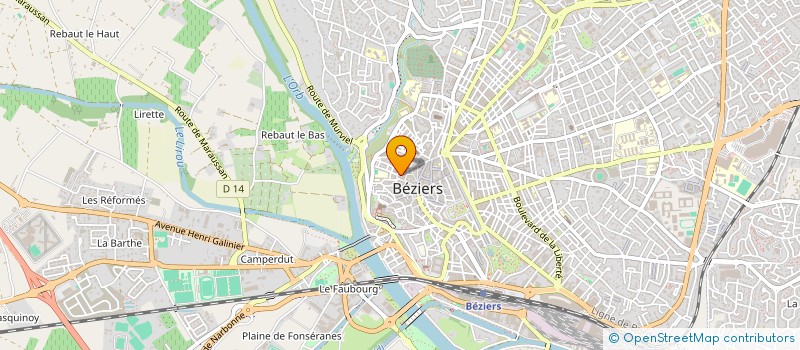 localisation de l'entreprise LA CREMERIE BITERROISE à BEZIERS